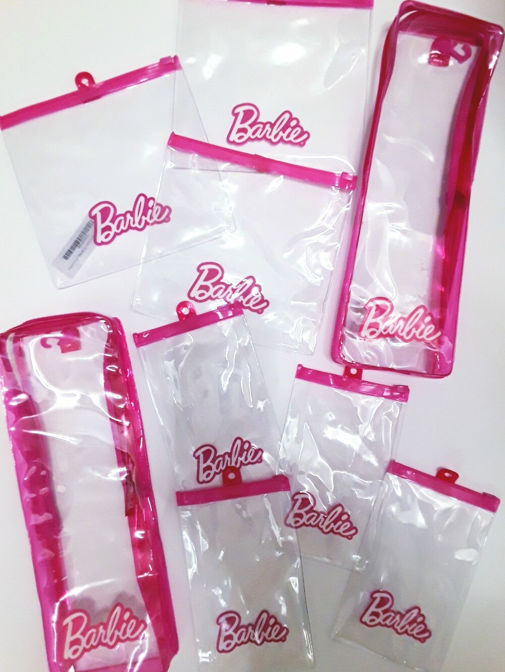 9 Barbie Storage Bags - Ziplock Pouches for Fashion, Accessories, Organizing